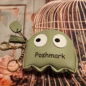 Green Mini Bag with Keychain